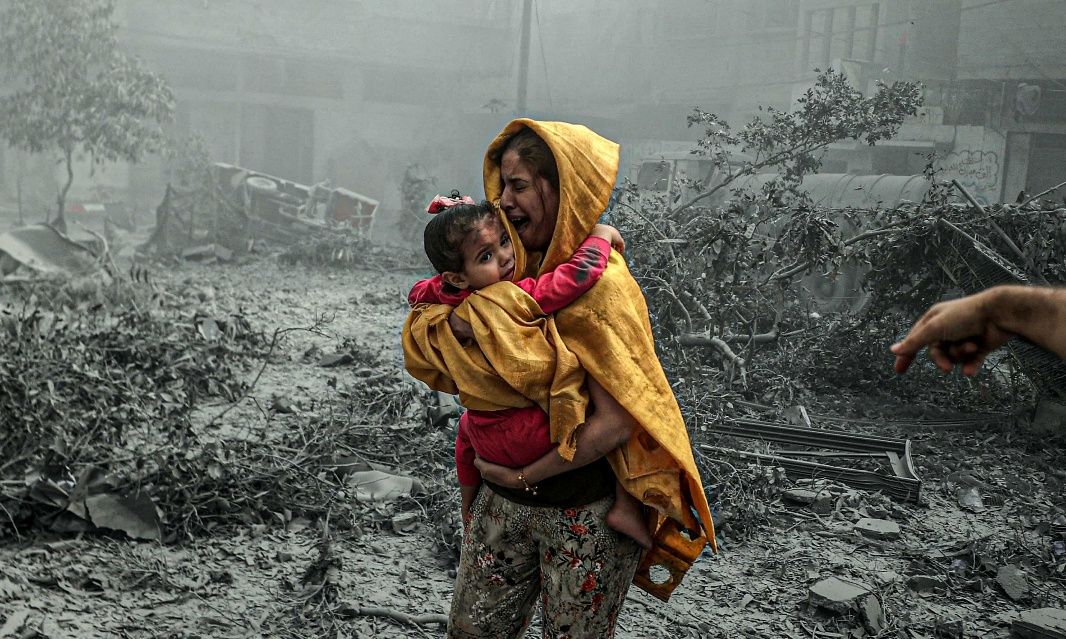 There were no safe areas anywhere in Gaza for women and children.